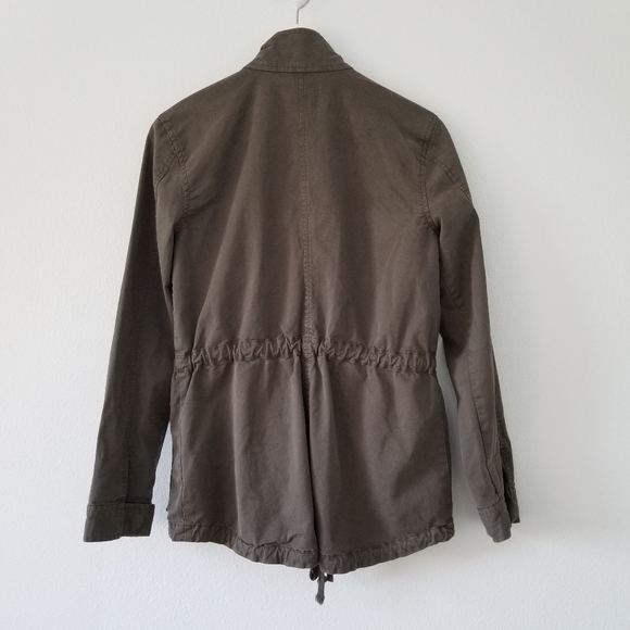🌸 Hinge Nordstrom 'Expedition' Olive Green Army Utility Cargo Jacket Small - Picture 5 of 8